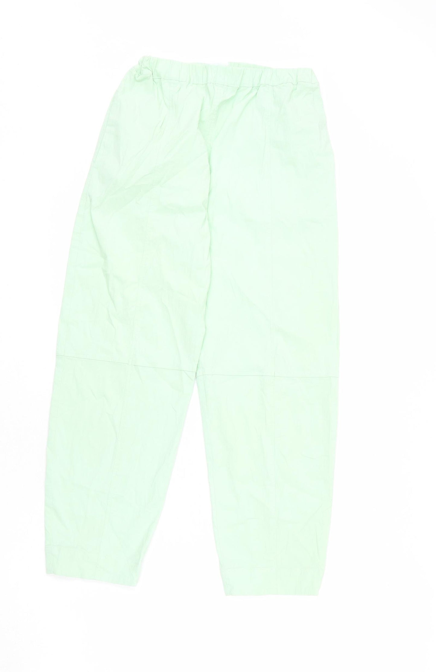 Zara Girls Green Polyester Cargo Trousers Size 13-14 Years L23 in Regular Pullover