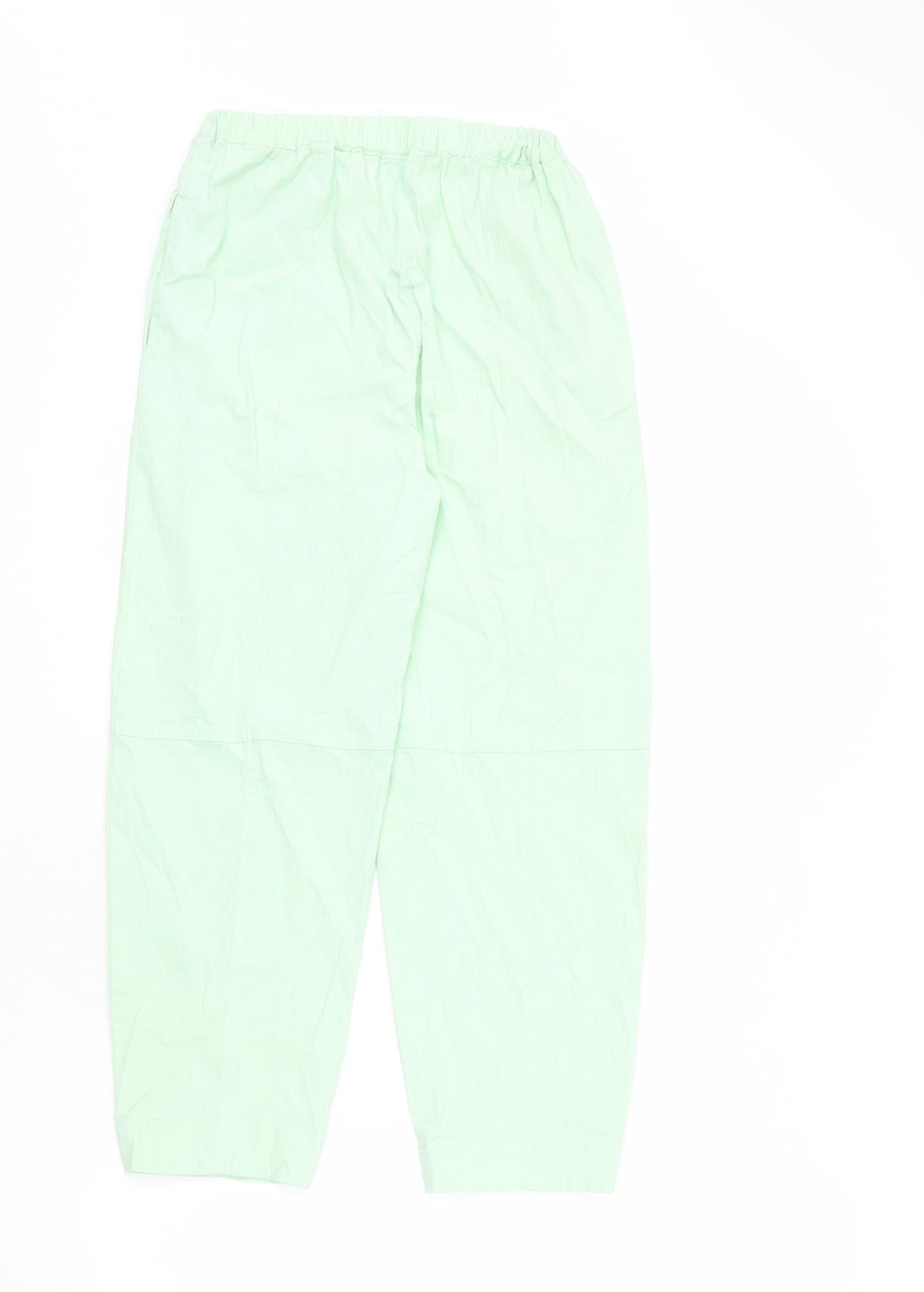 Zara Girls Green Polyester Cargo Trousers Size 13-14 Years L23 in Regular Pullover