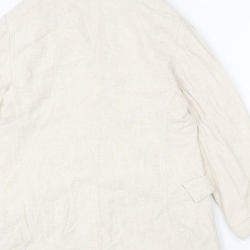 Stradivarius Womens Beige Jacket Blazer Size L