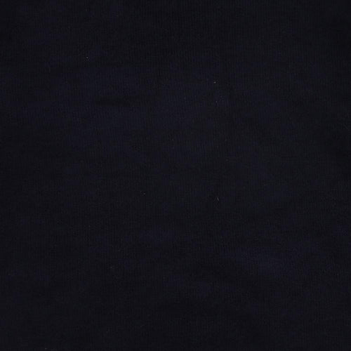 Avant Garde Womens Blue Round Neck Acrylic Cardigan Jumper Size S - Size S-M