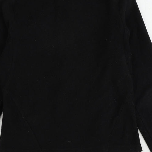 Quechua Womens Black Jacket Size XS Zip - Quarter-Zip
