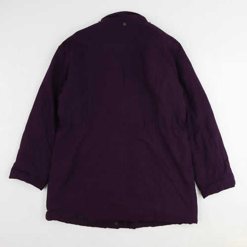 BHS Womens Purple Jacket Size 12 Zip
