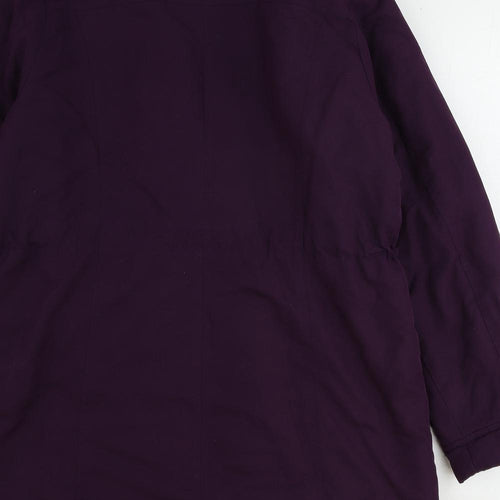 BHS Womens Purple Jacket Size 12 Zip
