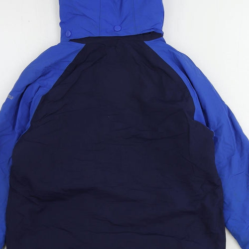 Trespass Boys Blue Rain Coat Coat Size 11-12 Years Zip