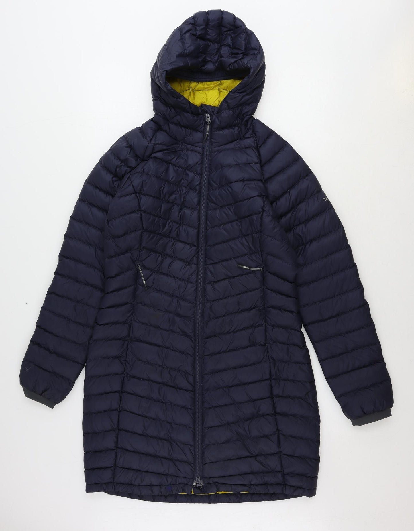 RAB Womens Blue Puffer Jacket Coat Size 10 Zip