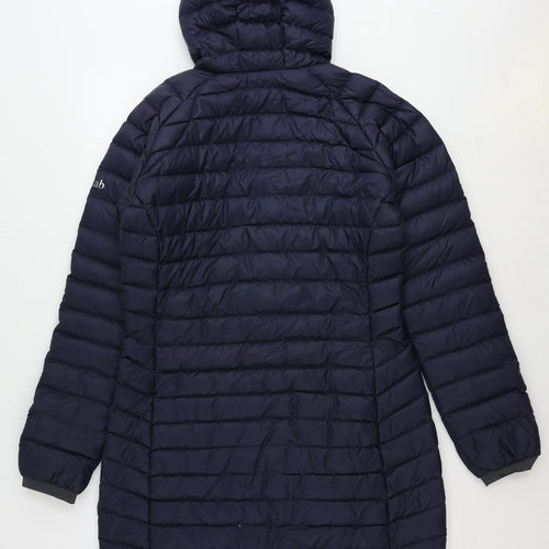 RAB Womens Blue Puffer Jacket Coat Size 10 Zip