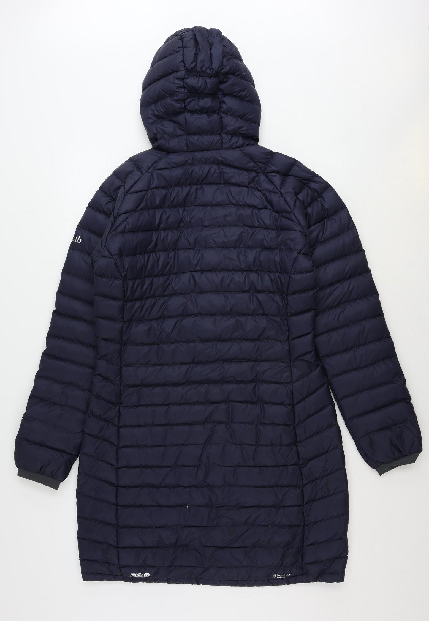 RAB Womens Blue Puffer Jacket Coat Size 10 Zip
