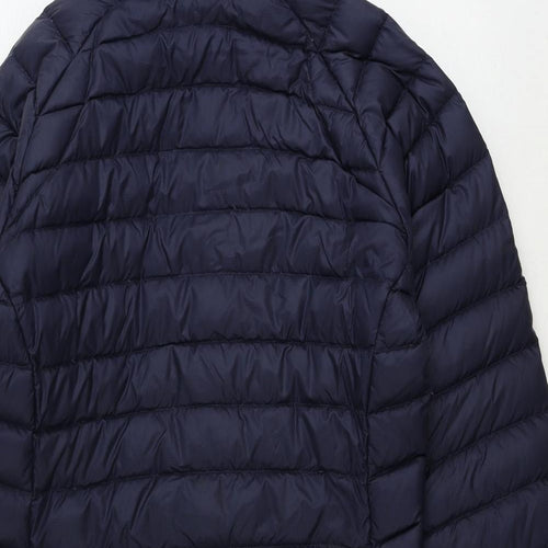 RAB Womens Blue Puffer Jacket Coat Size 10 Zip