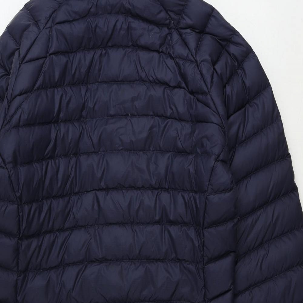 RAB Womens Blue Puffer Jacket Coat Size 10 Zip