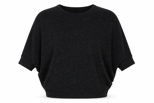 Front view of Phase Eight women’s blue round neck cotton jumper, size XS