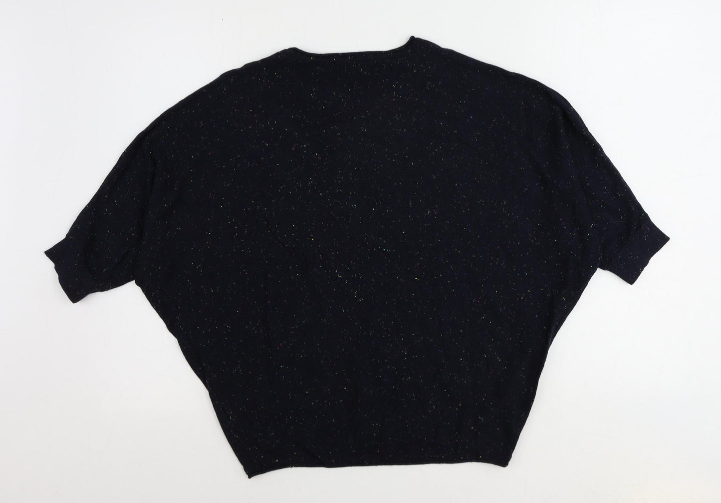 Phase Eight Womens Blue Round Neck Cotton Pullover Jumper Size XS