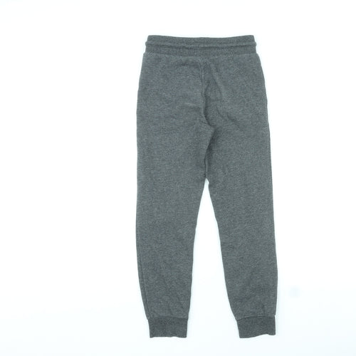 Xbox Boys Grey Cotton Jogger Trousers Size 8-9 Years L22 in Regular Pullover - XBOX Logo