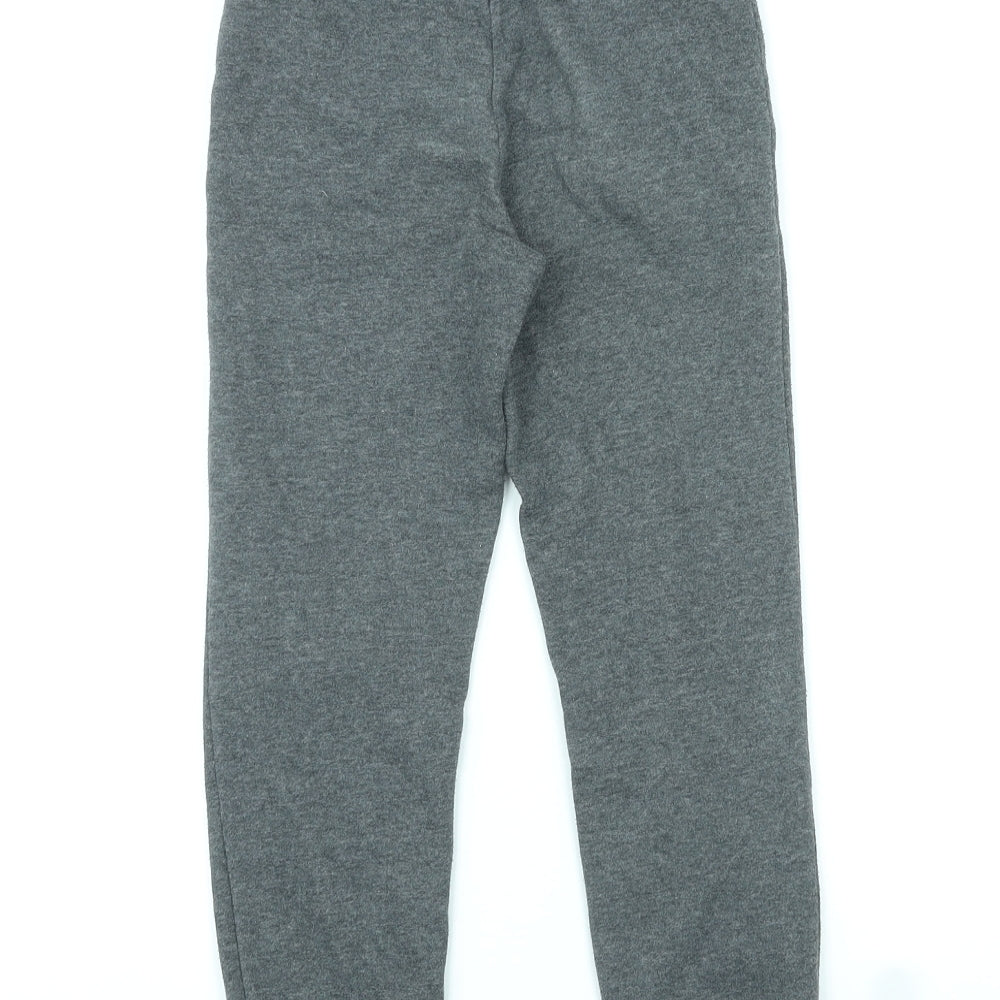 Xbox Boys Grey Cotton Jogger Trousers Size 8-9 Years L22 in Regular Pullover - XBOX Logo