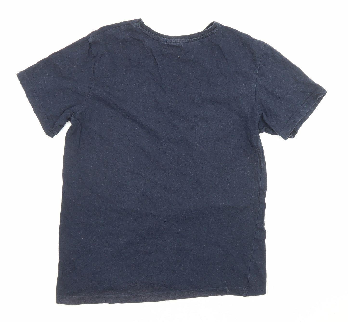 Star Wars Boys Black Cotton Basic T-Shirt Size 12-13 Years Round Neck Pullover