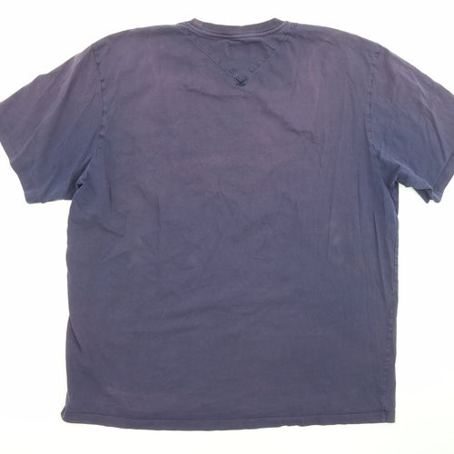 KENZO Mens Blue Cotton T-Shirt Size 3XL Round Neck