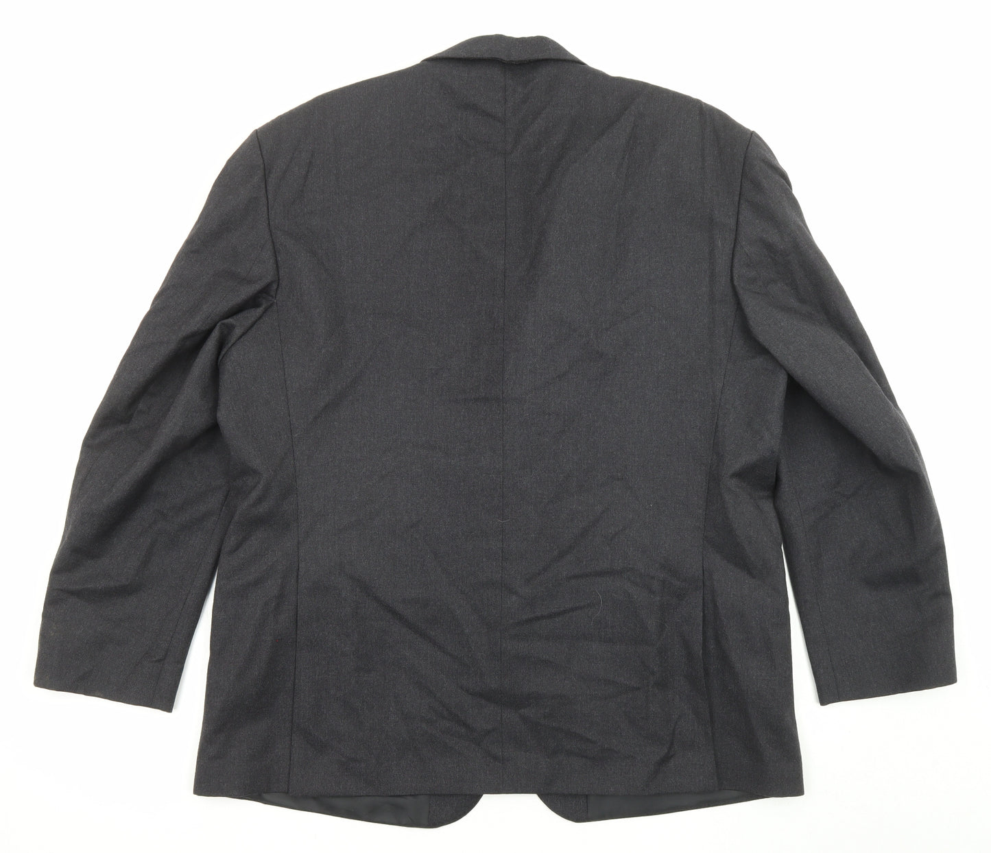 Dunn & Co Mens Grey Polyester Jacket Suit Jacket Size 52 Regular