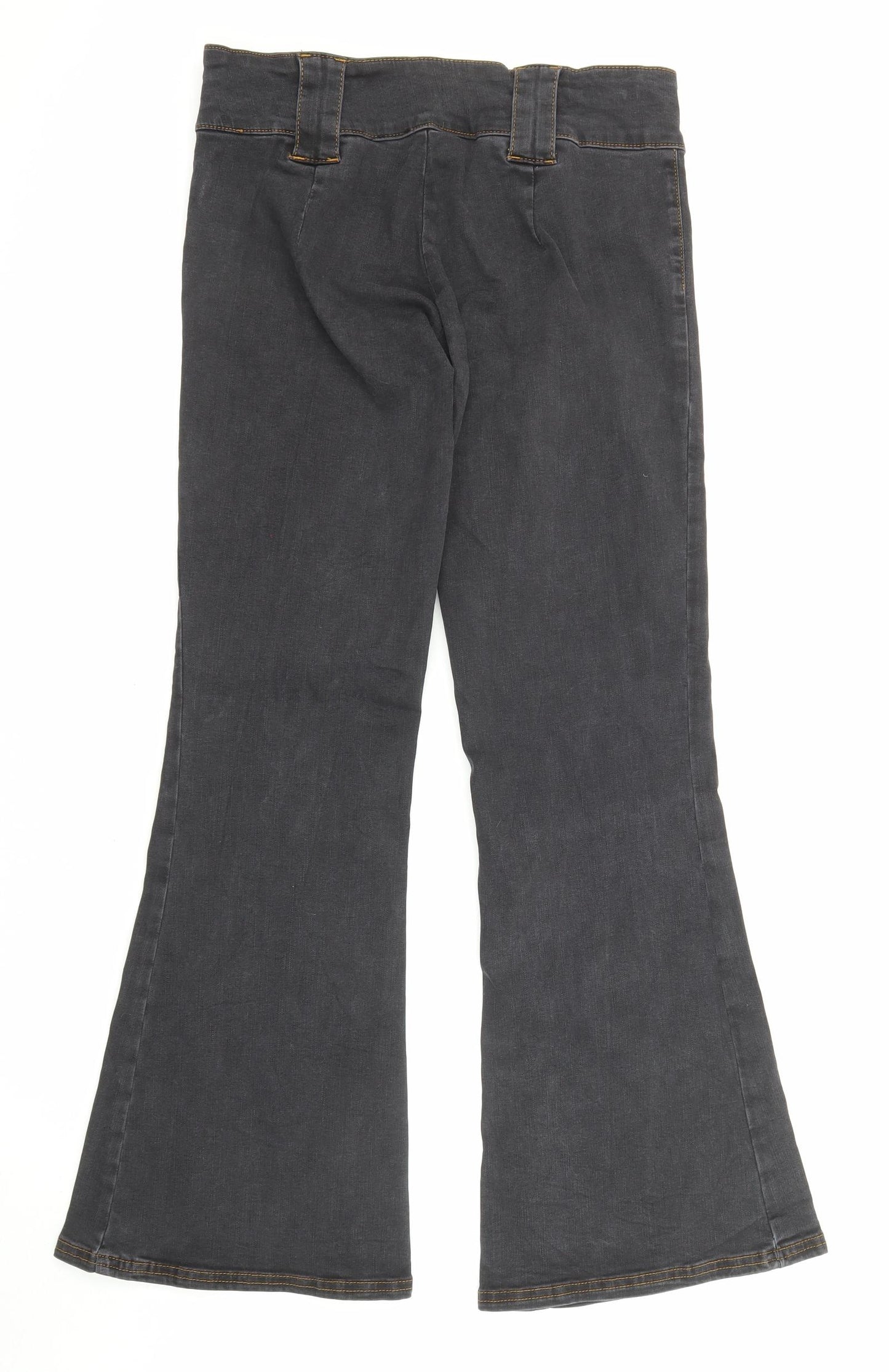 BDG Womens Black Cotton Bootcut Jeans Size 30 in L30 in Regular Zip