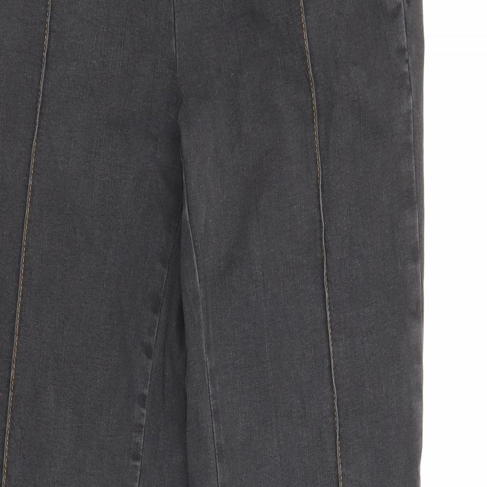 BDG Womens Black Cotton Bootcut Jeans Size 30 in L30 in Regular Zip