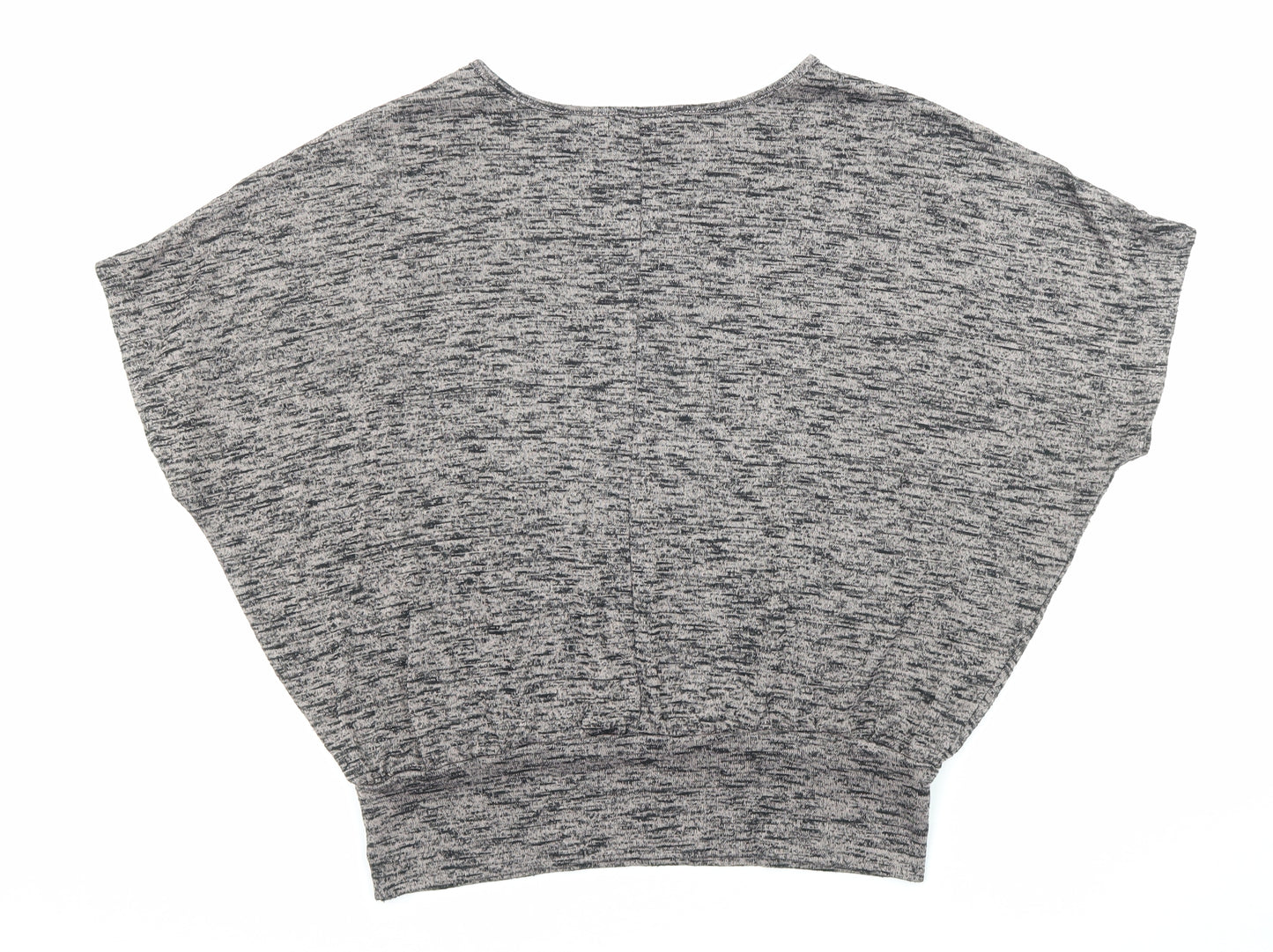 New Look Womens Black Boat Neck Acrylic Pullover Jumper Size S