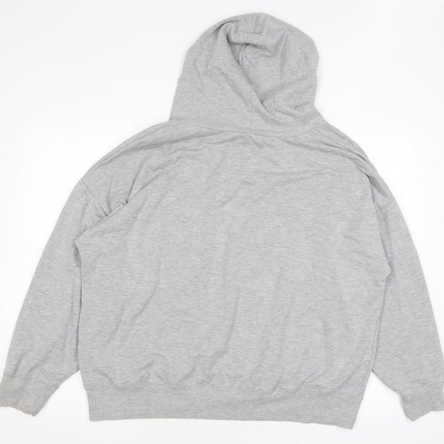 Buffalo Mens Grey Viscose Pullover Hoodie Size XL
