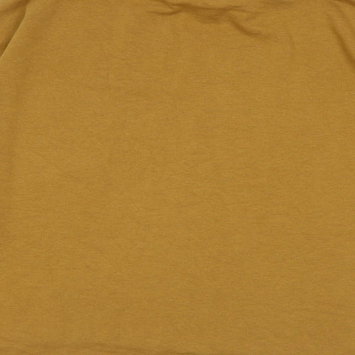 Zara Womens Yellow Cotton Pullover Sweatshirt Size L Pullover - In Control Of My Reality