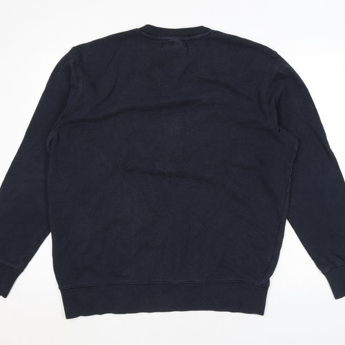 H&M Mens Black Cotton Pullover Sweatshirt Size M - Atlantic Pacific