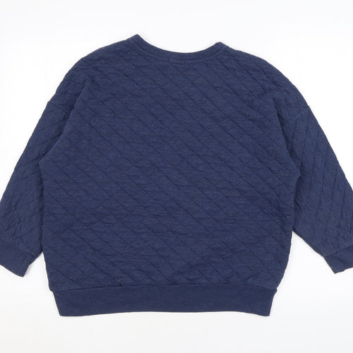 Gap Mens Blue Polyester Pullover Sweatshirt Size M