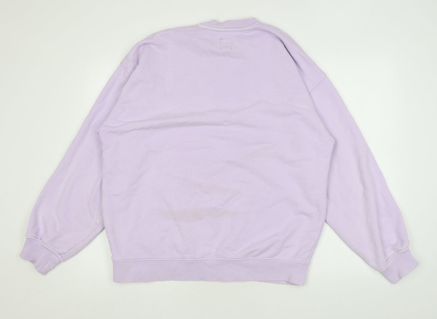 Levi's Womens Purple Cotton Pullover Sweatshirt Size M Pullover