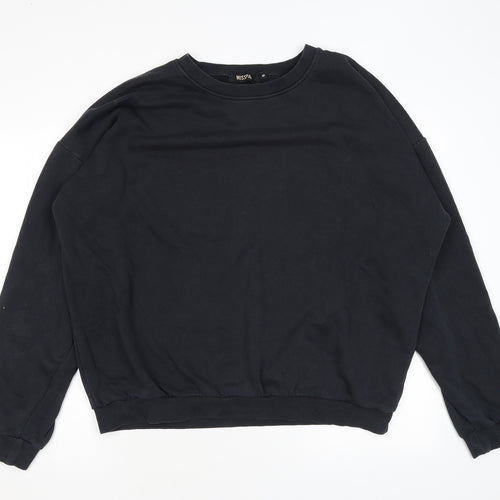 Misspap Womens Black Polyester Pullover Sweatshirt Size M Pullover
