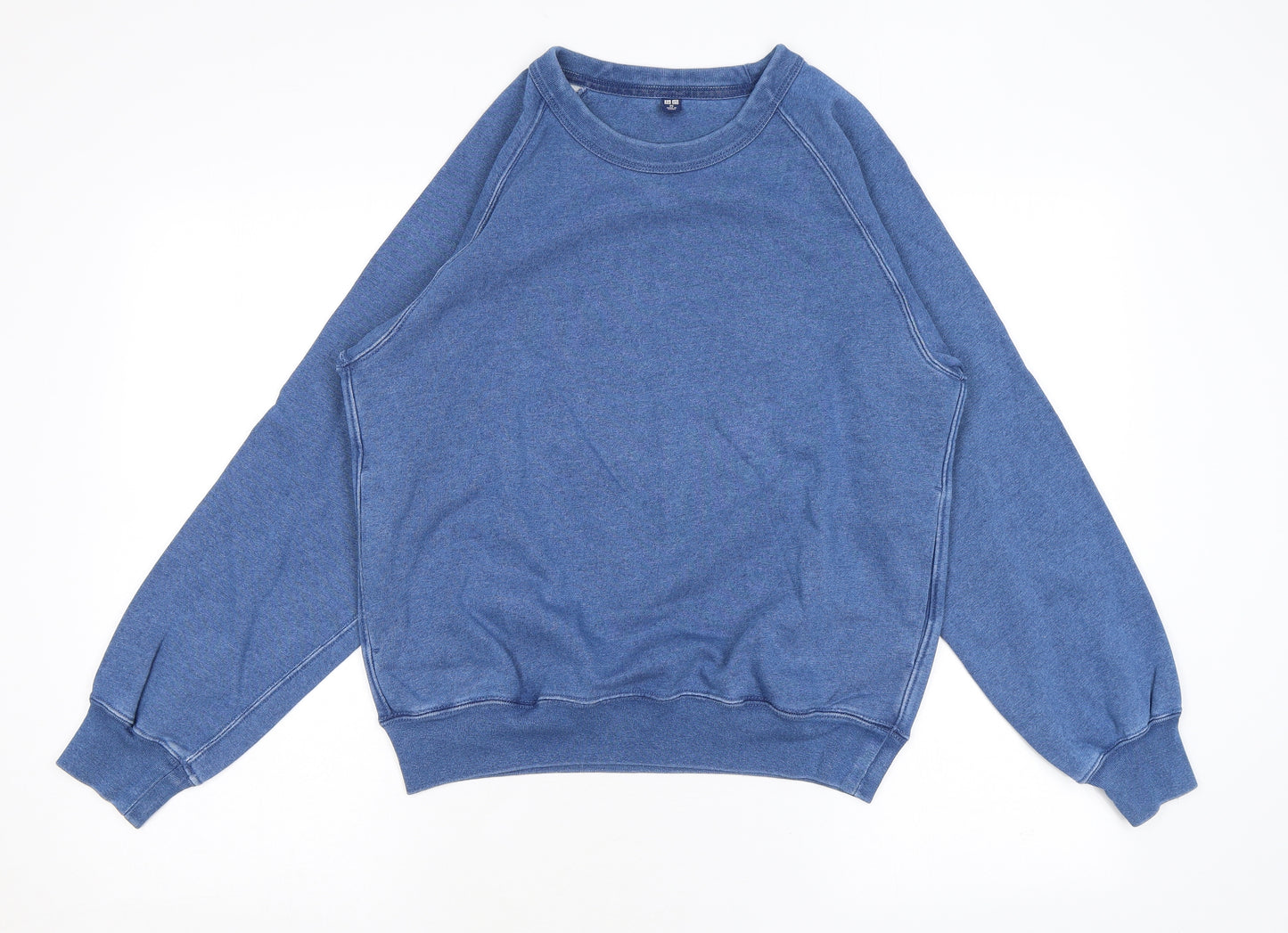Uniqlo Womens Blue Cotton Pullover Sweatshirt Size XS Pullover