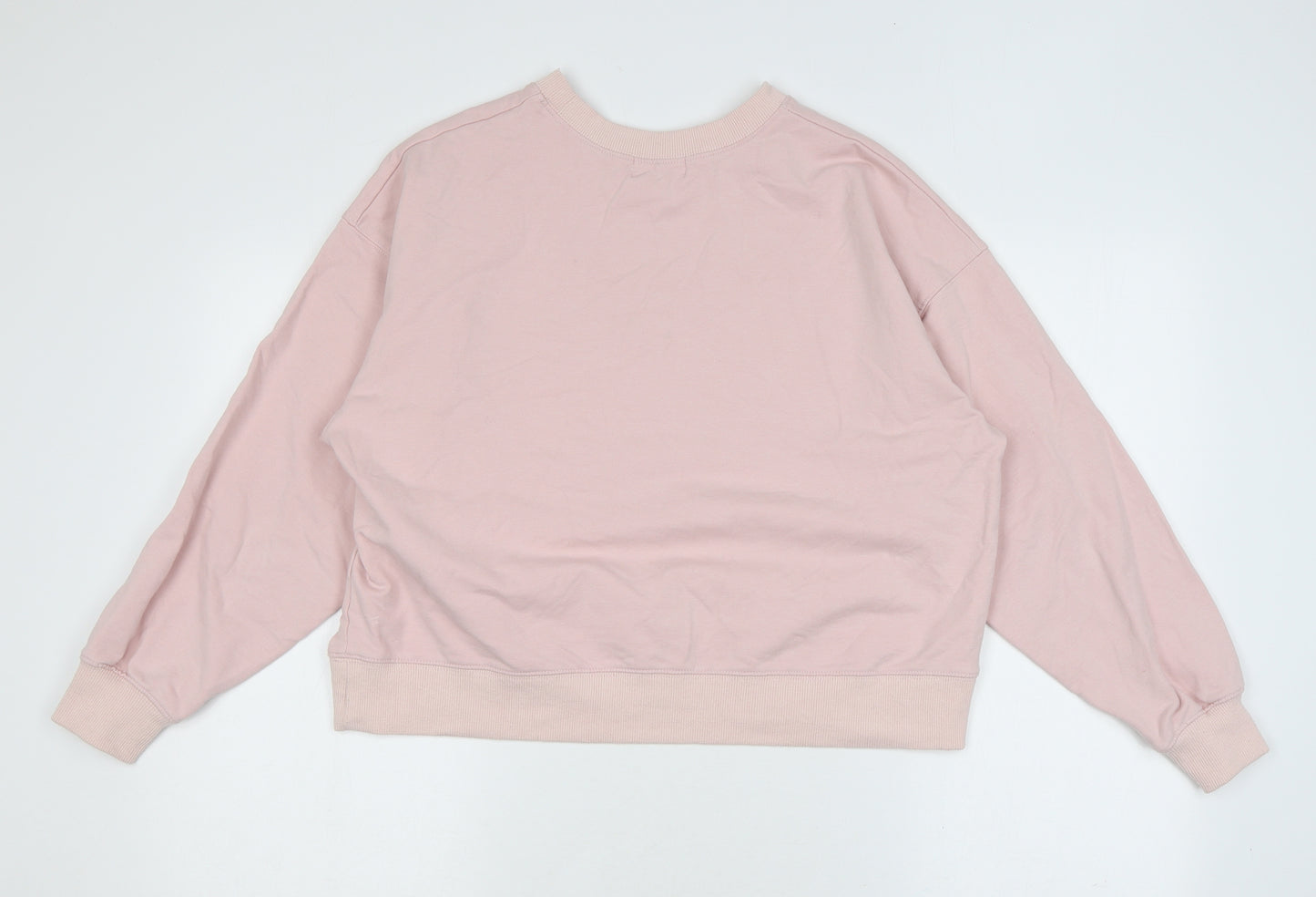 Apricot Womens Pink Cotton Pullover Sweatshirt Size 8 Pullover - London
