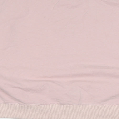 Apricot Womens Pink Cotton Pullover Sweatshirt Size 8 Pullover - London