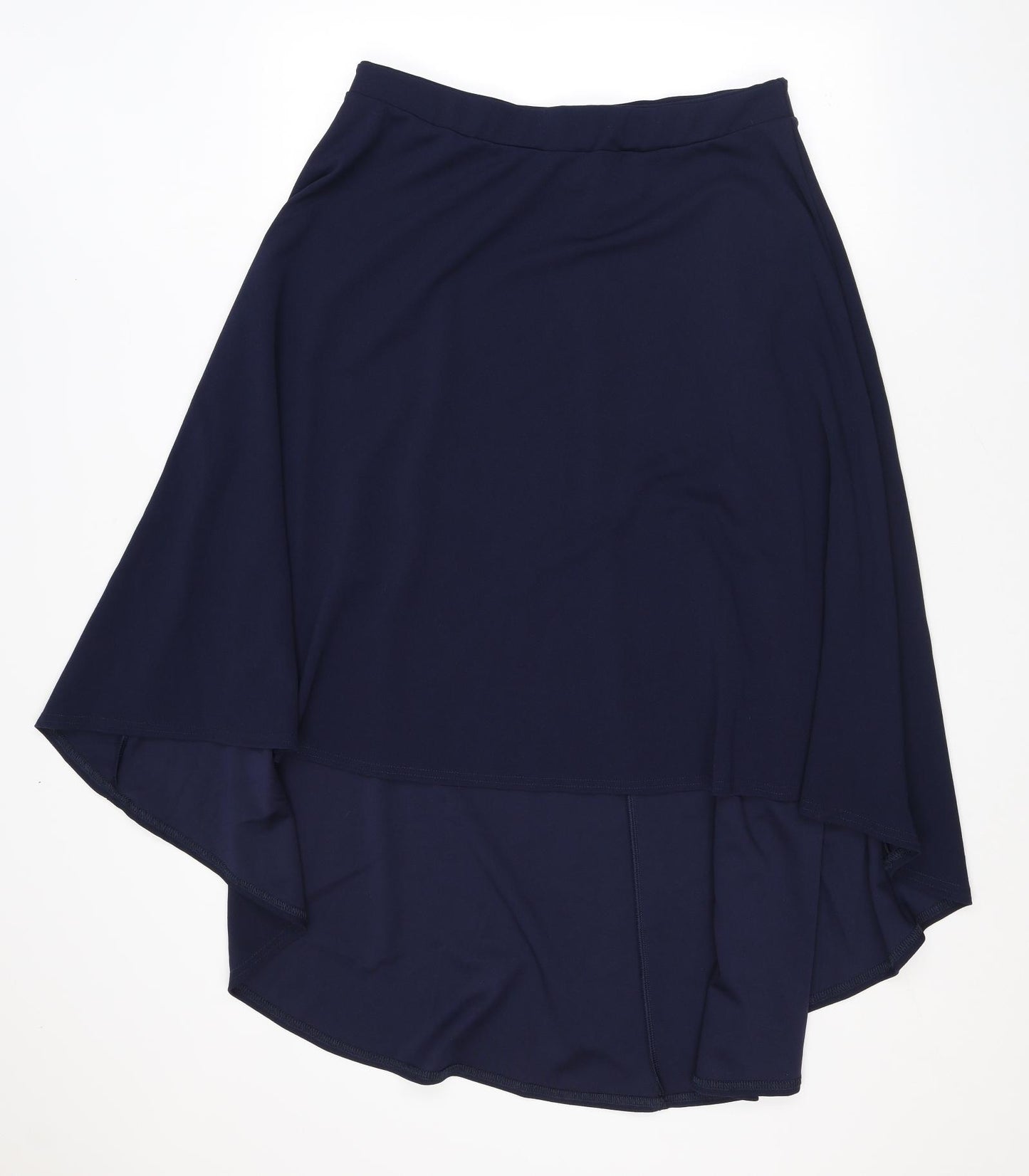Yours Womens Blue Polyester Swing Skirt Size 16 - Asymmetric