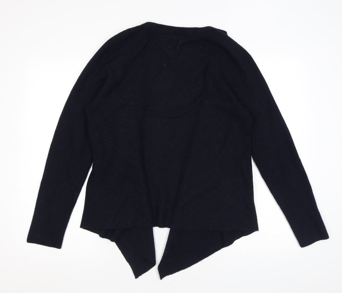Hobbs Womens Black V-Neck Wool Cardigan Jumper Size M