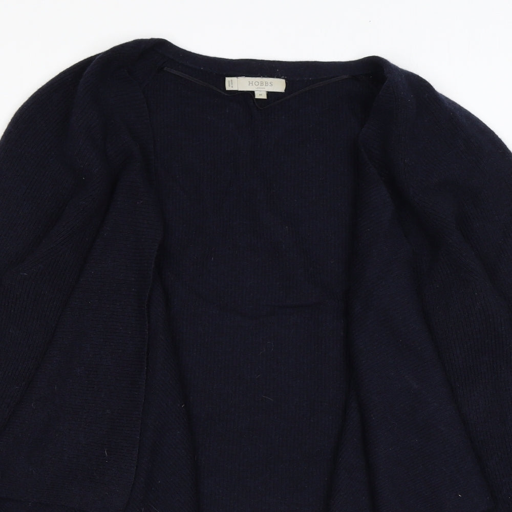 Hobbs Womens Black V-Neck Wool Cardigan Jumper Size M