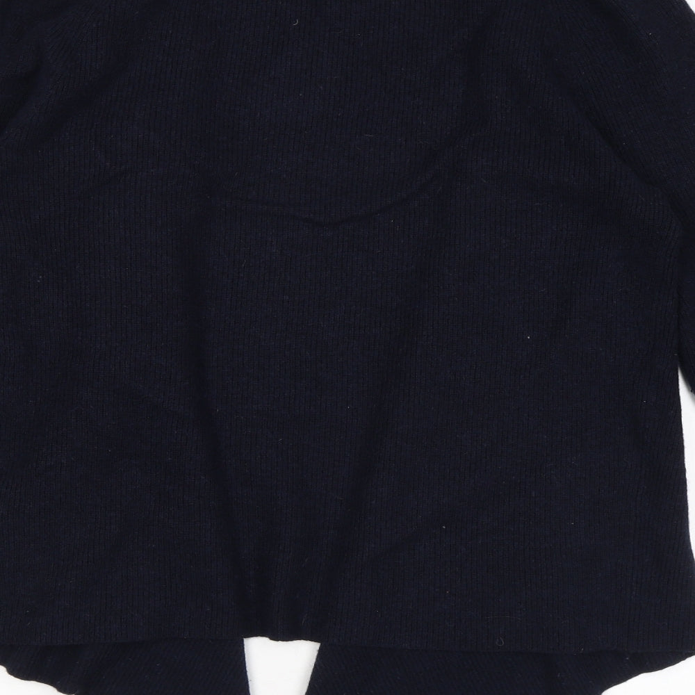 Hobbs Womens Black V-Neck Wool Cardigan Jumper Size M