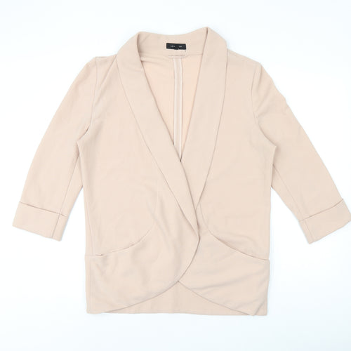 New Look Womens Pink Jacket Blazer Size 14
