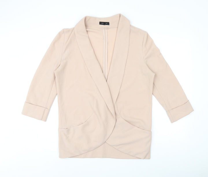 New Look Womens Pink Jacket Blazer Size 14
