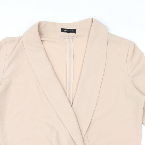 New Look Womens Pink Jacket Blazer Size 14