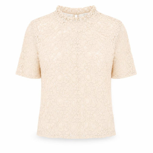 Miss Selfridge Womens Pink Floral Nylon Basic T-Shirt Size 10 Round Neck
