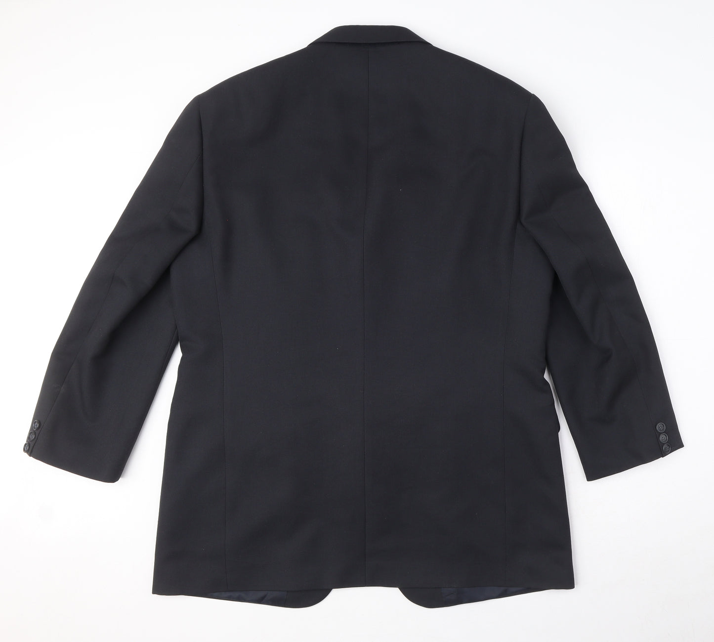 Marks and Spencer Mens Black Polyester Jacket Suit Jacket Size 42 Regular