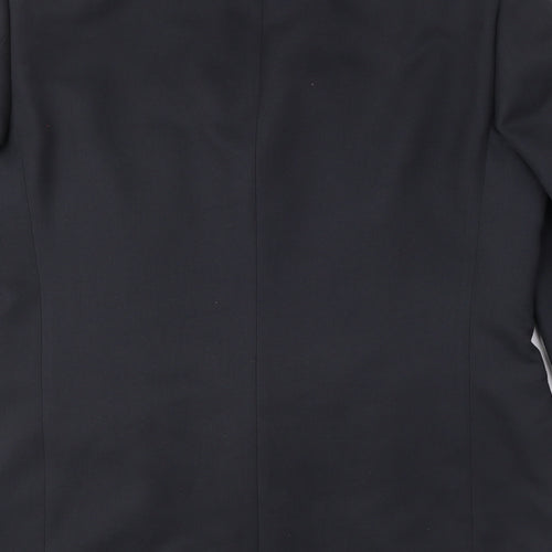 Marks and Spencer Mens Black Polyester Jacket Suit Jacket Size 42 Regular