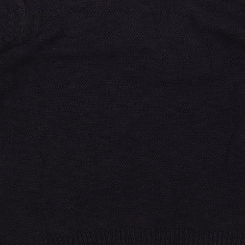 Marks and Spencer Womens Purple Round Neck Acrylic Pullover Jumper Size 14