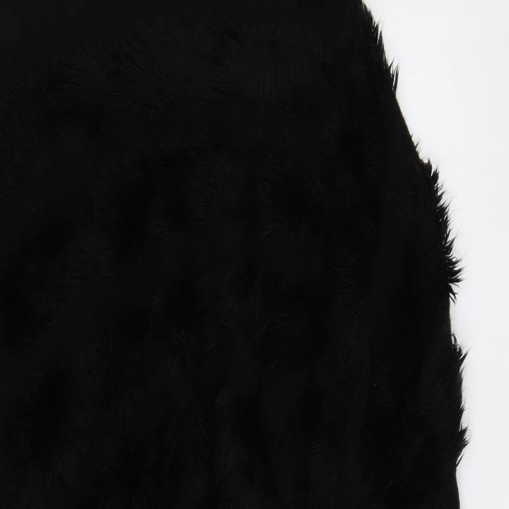Debenhams Womens Black Overcoat Poncho One Size