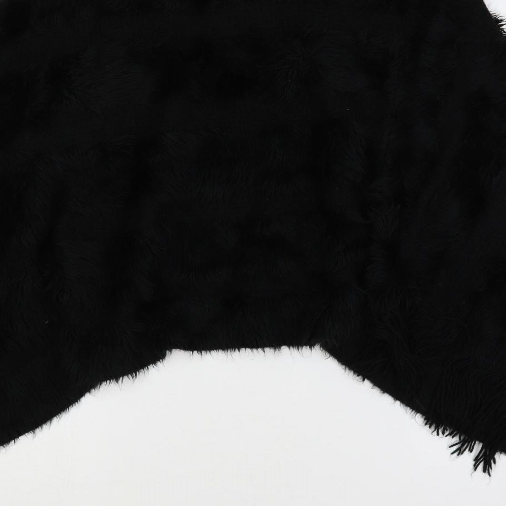 Debenhams Womens Black Overcoat Poncho One Size