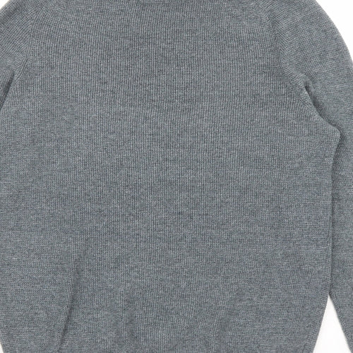 Adventure of the Unsigned Mens Grey Round Neck Cotton Pullover Jumper Size XL Long Sleeve