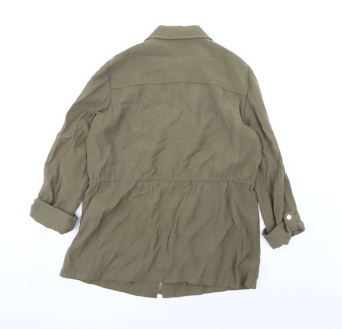 Zara Womens Green Jacket Size M Zip