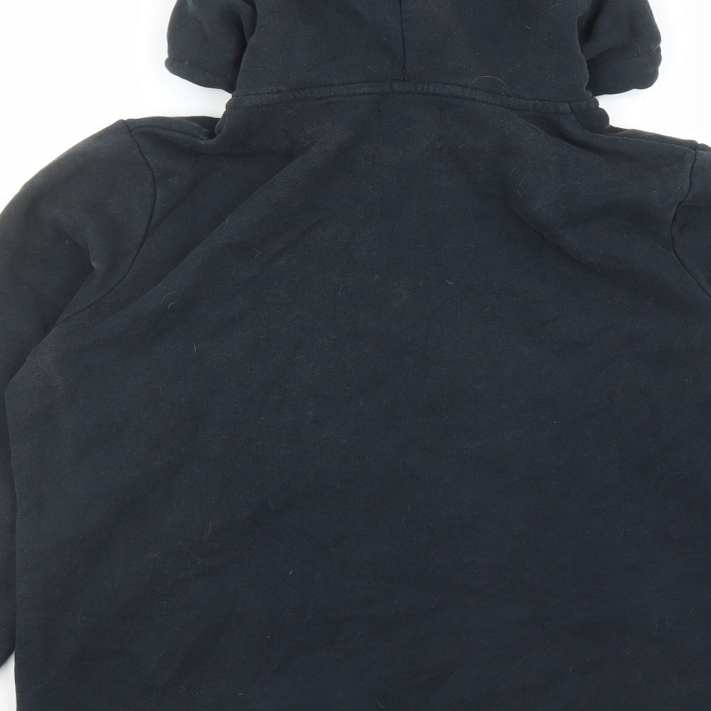 Superdry Womens Blue Cotton Full Zip Hoodie Size 16 Zip