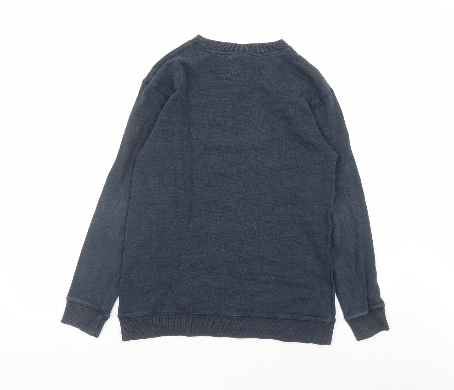 Jack Wills Womens Blue Cotton Pullover Sweatshirt Size 6 Pullover
