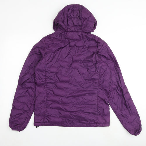 Hi Gear Womens Purple Puffer Jacket Coat Size 10 Zip